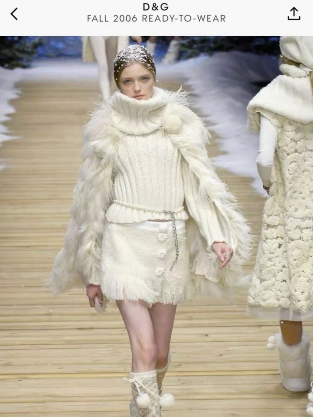 Dg Dolce Gabbana runway mini skirt